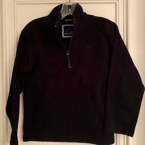 Snozu 1/4 zip black long sleeve  skiwear  Boys L(10-12)